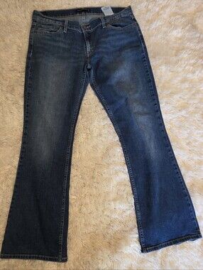 Levi's Women's Darkwash Bootcut Too Superlow 534 Stretch Jeans Sz. 13x31